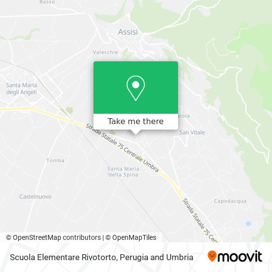 Scuola Elementare Rivotorto map