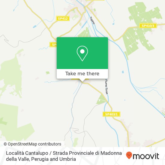 Località Cantalupo / Strada Provinciale di Madonna della Valle map