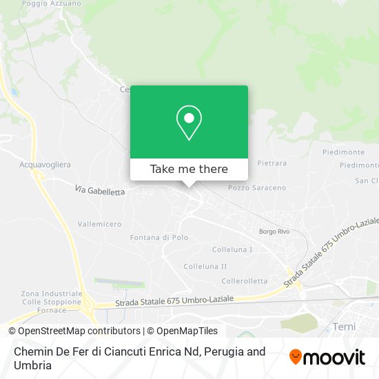 Chemin De Fer di Ciancuti Enrica Nd map