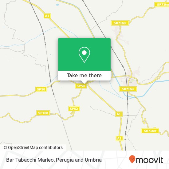 Bar Tabacchi Marleo map