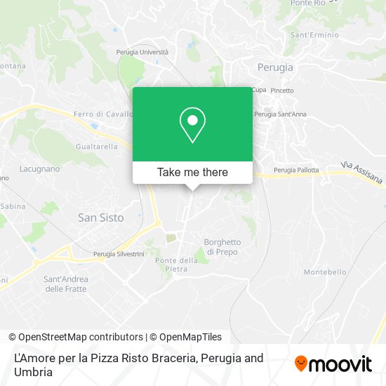 L'Amore per la Pizza Risto Braceria map