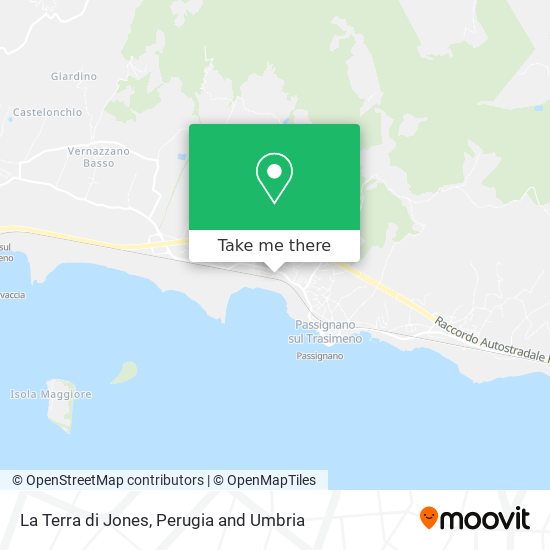 La Terra di Jones map