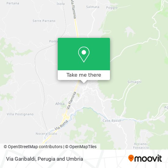 Via Garibaldi map