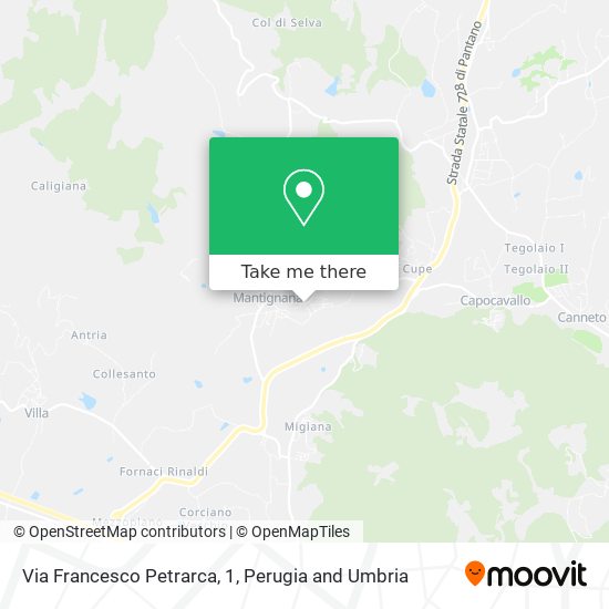 Via Francesco Petrarca, 1 map