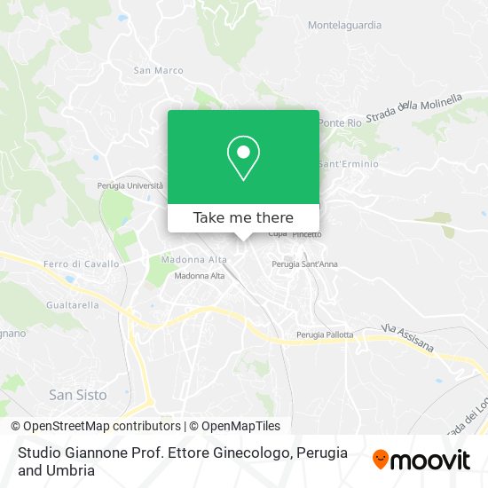Studio Giannone Prof. Ettore Ginecologo map