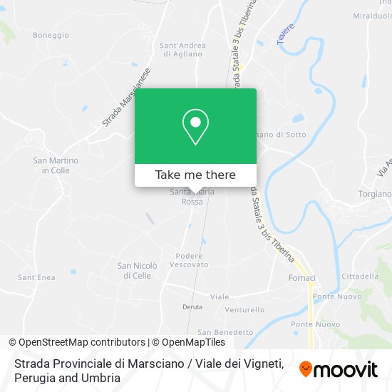 Strada Provinciale di Marsciano / Viale dei Vigneti map