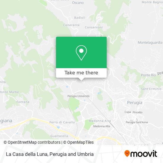 La Casa della Luna map
