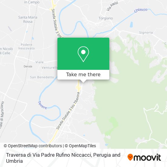 Traversa di Via Padre Rufino Niccacci map