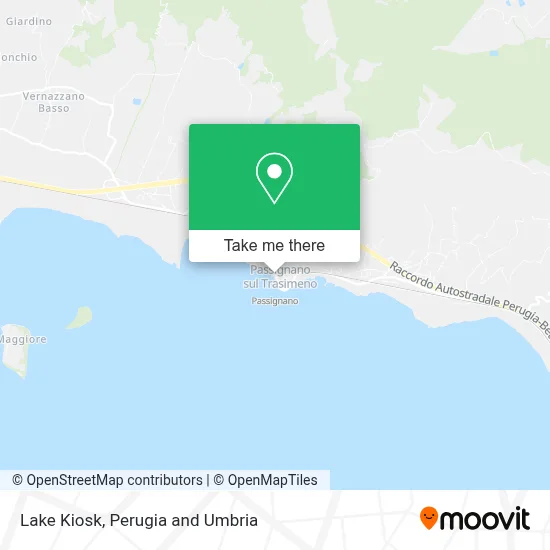 Lake Kiosk map