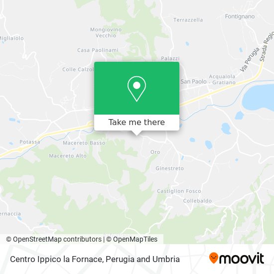 Centro Ippico la Fornace map