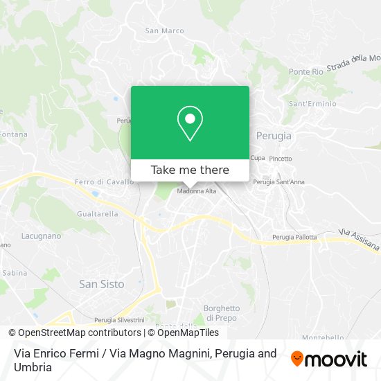 Via Enrico Fermi / Via Magno Magnini map