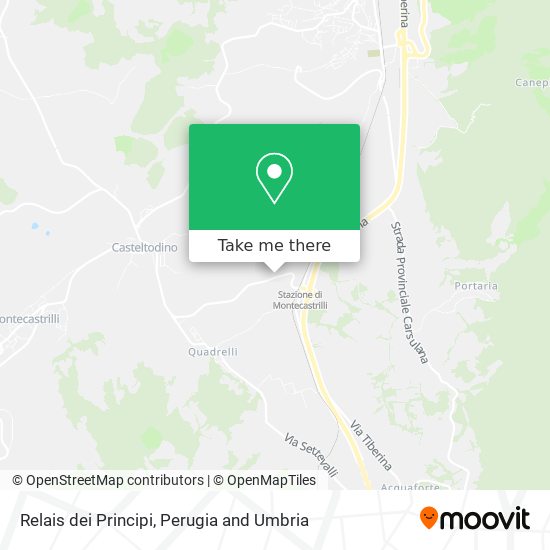 Relais dei Principi map