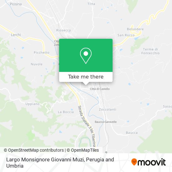 Largo Monsignore Giovanni Muzi map