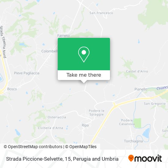 Strada Piccione-Selvette, 15 map