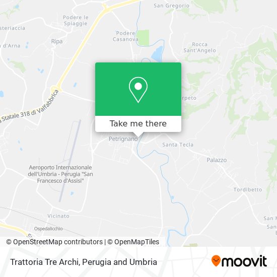 Trattoria Tre Archi map