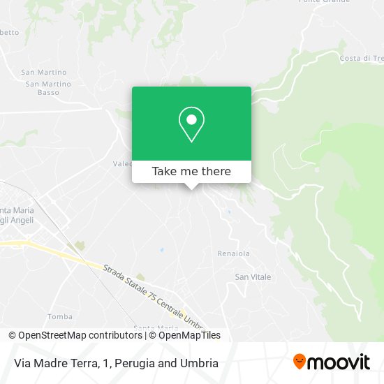 Via Madre Terra, 1 map