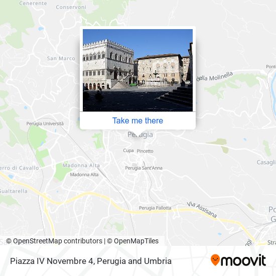 Piazza IV Novembre  4 map