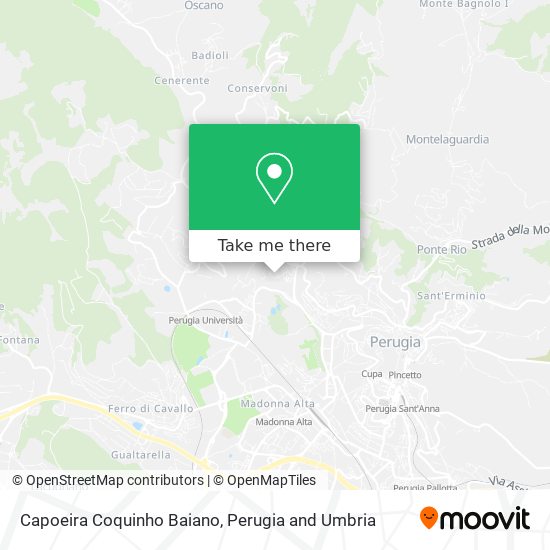 Capoeira Coquinho Baiano map