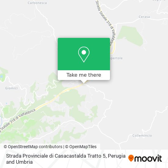 Strada Provinciale di Casacastalda Tratto 5 map