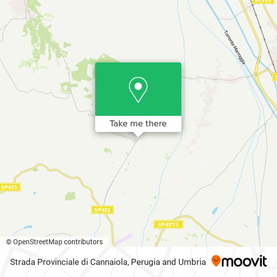 Strada Provinciale di Cannaiola map