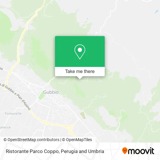 Restaurant Parco Coppo map