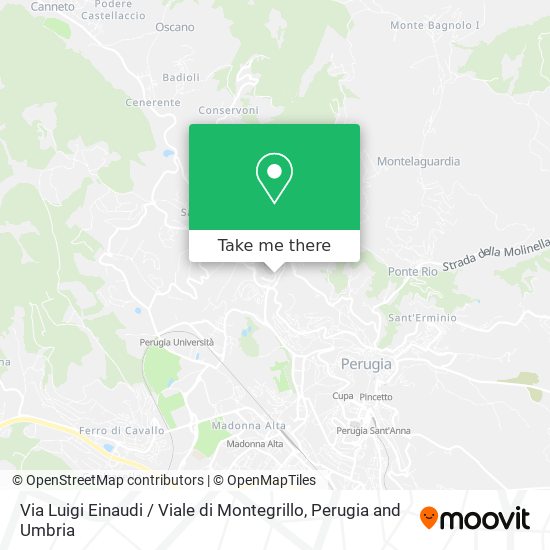 Via Luigi Einaudi / Viale di Montegrillo map