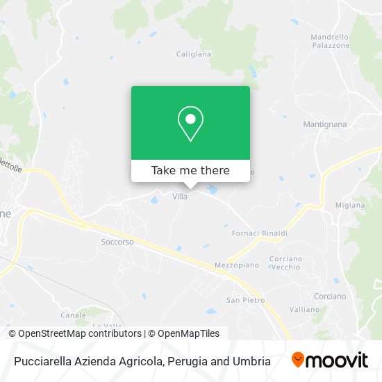 Pucciarella Azienda Agricola map