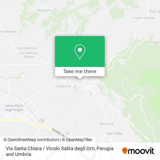Via Santa Chiara / Vicolo Salita degli Orti map