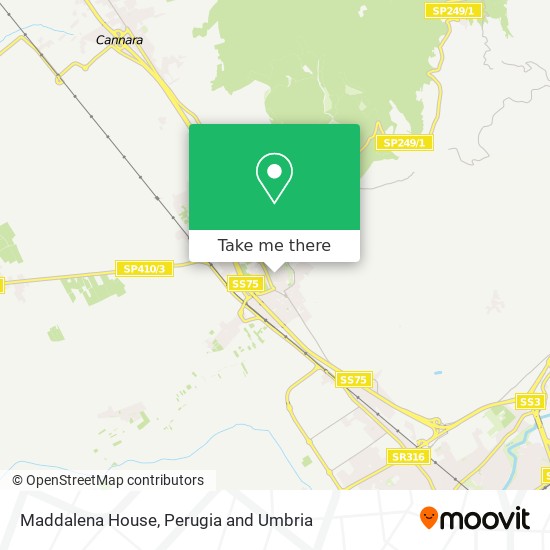 Maddalena House map