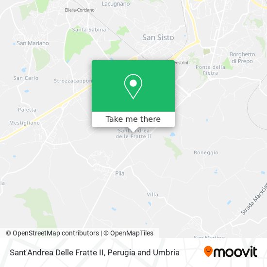 Sant'Andrea Delle Fratte II map