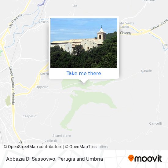 Abbazia Di Sassovivo map