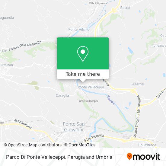 Parco Di Ponte Valleceppi map