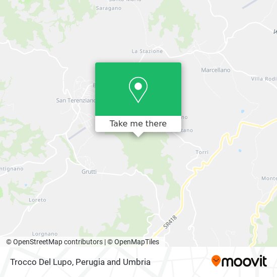 Trocco Del Lupo map