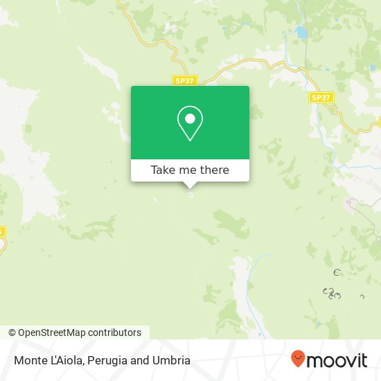 Monte L'Aiola map