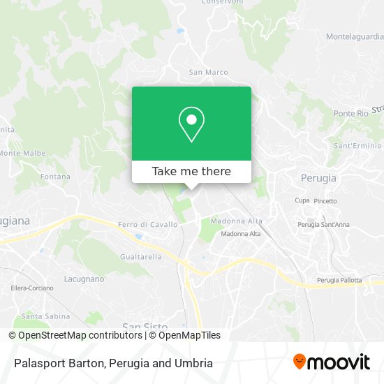 Palasport Barton map