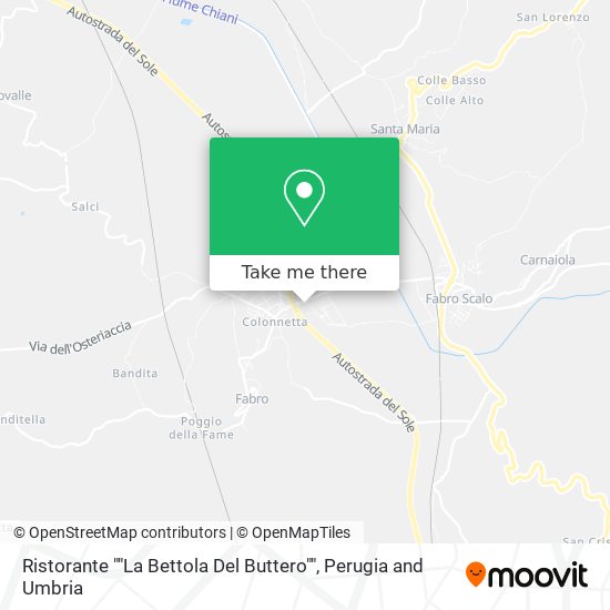 Ristorante ""La Bettola Del Buttero"" map