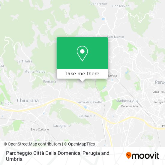 Parcheggio Città Della Domenica map