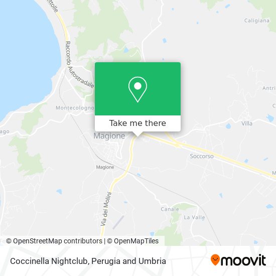 Coccinella Nightclub map