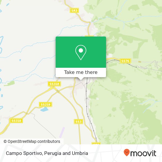 Campo Sportivo map