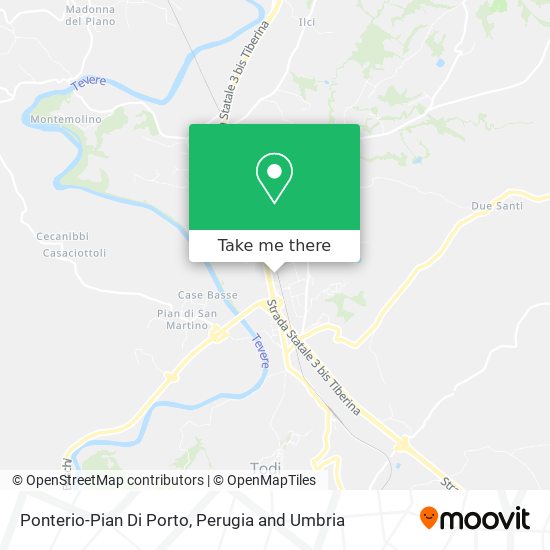 Ponterio-Pian Di Porto map