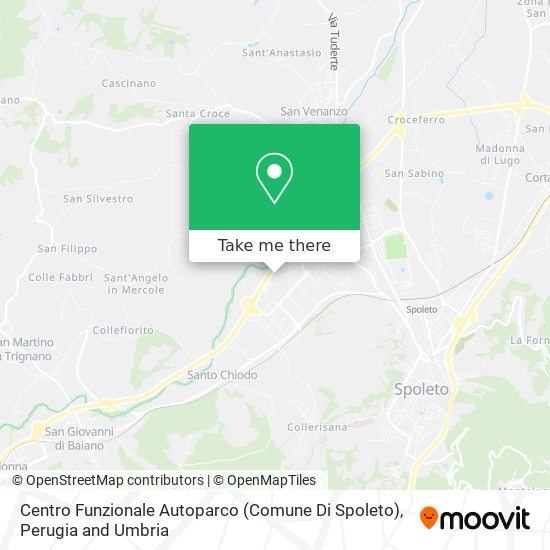 Centro Funzionale Autoparco (Comune Di Spoleto) map