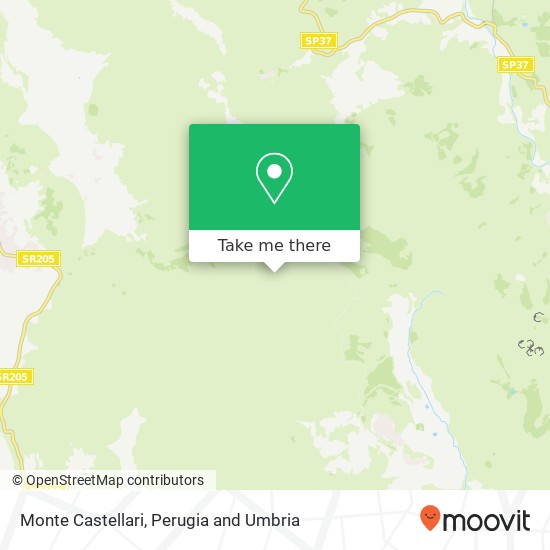 Monte Castellari map