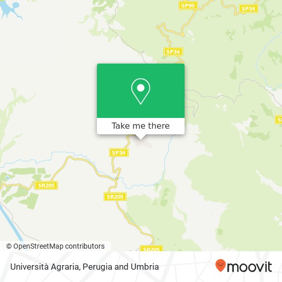Università Agraria map