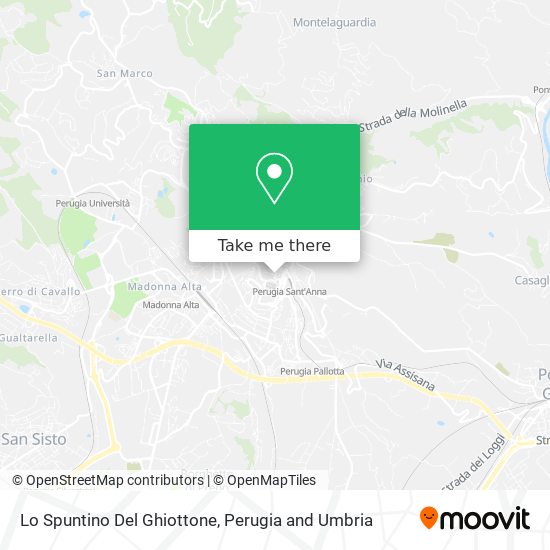 Lo Spuntino Del Ghiottone map