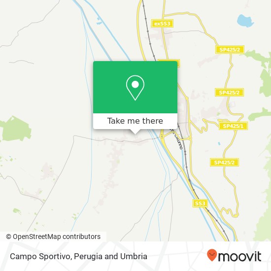 Campo Sportivo map