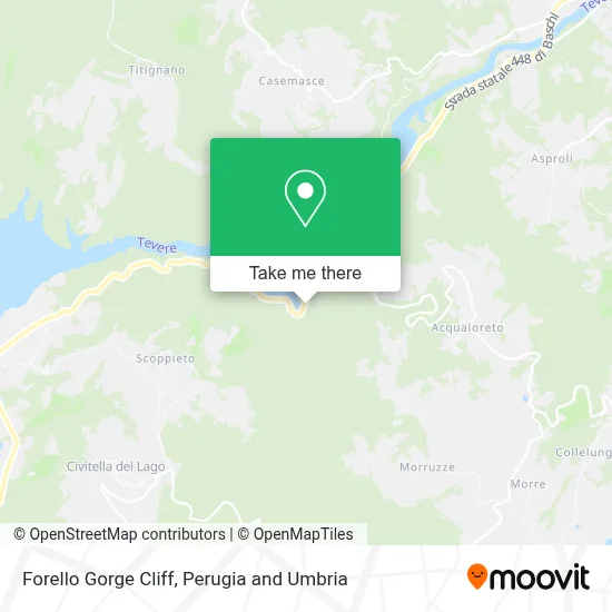 Gole Del Forello map
