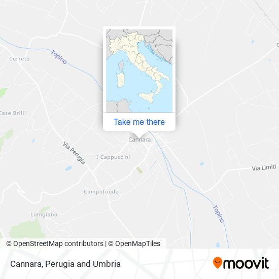 Cannara map