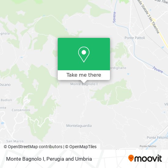 Monte Bagnolo I map