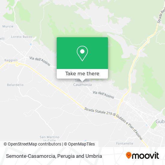 Semonte-Casamorcia map