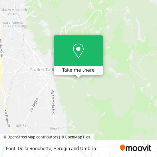 Fonti Della Rocchetta map
